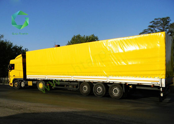 сверхмощный брезент Pvc 1100gsm, тележка брезентов полиэстера винила занавеса прочности разрыва 500N бортовая