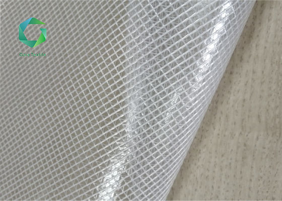 1000d Impermeable Clear PVC Tarpaulin , 450gsm Transparent PVC Fabric Tent Window