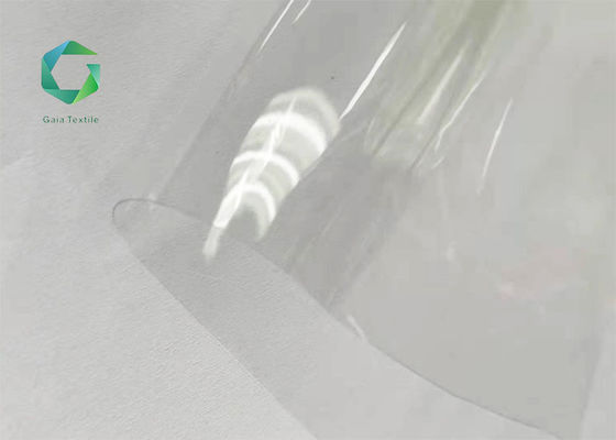Пламя ткани 0.35mm PVC пластификатора прозрачное супер ясное - retardant ширина винила 2m